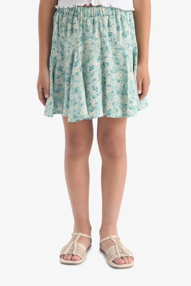Girl Viscose Skirt - -