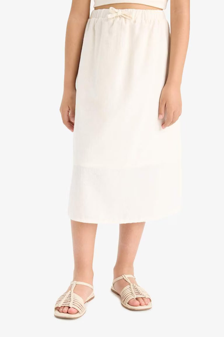Girl Woven Regular Fit Skirt - -