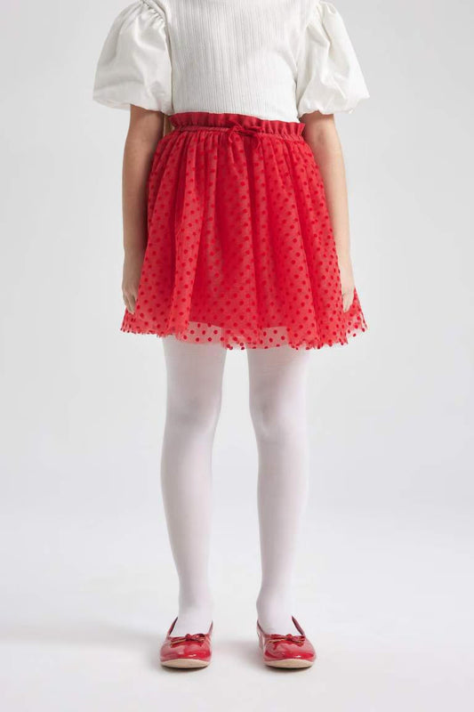 Girl Regular Fit Knitted Skirt - -