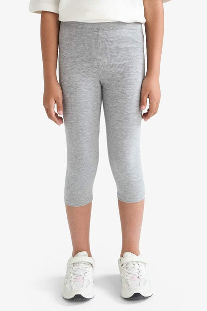 Girl Capri Length Leggings - -