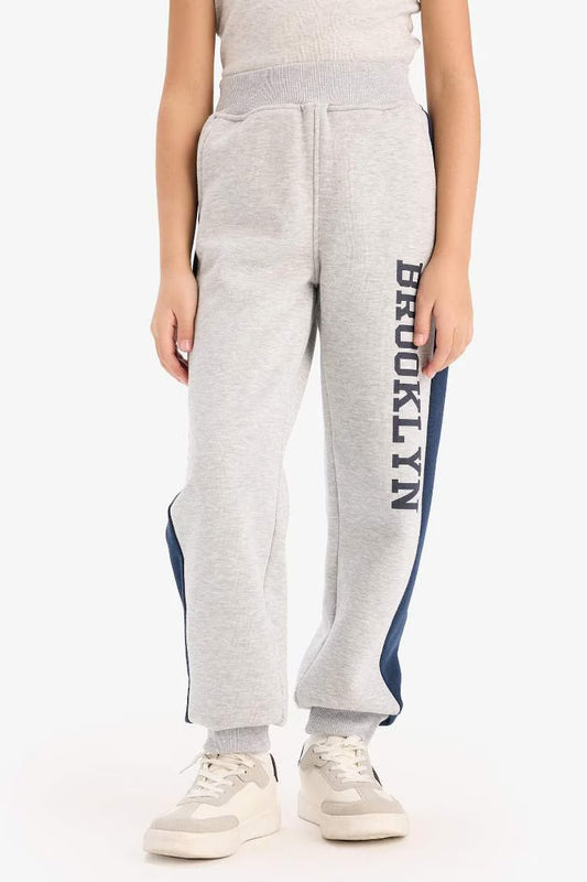 Girl Printed Thick Jogger Sweatpants - -