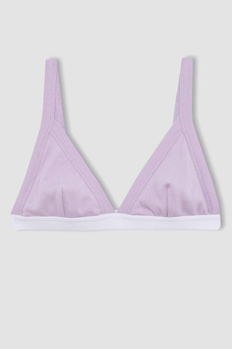 Regular Fit Bra - - Purple
