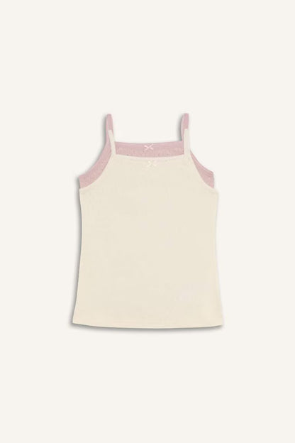 Girl 2 Piece Undershirts - -