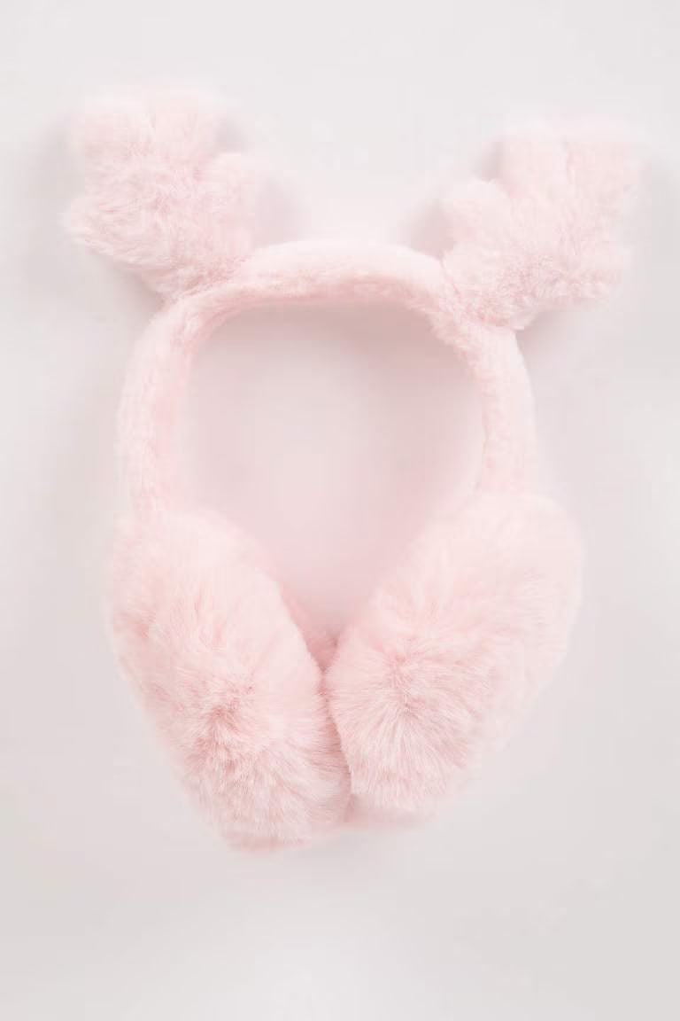Girl Plush Headphones - - Pink 5-9
