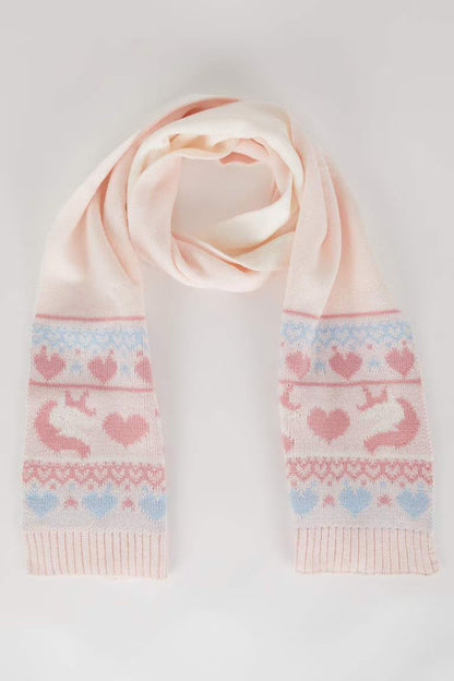 Girl Scarf - - Pink 5-9