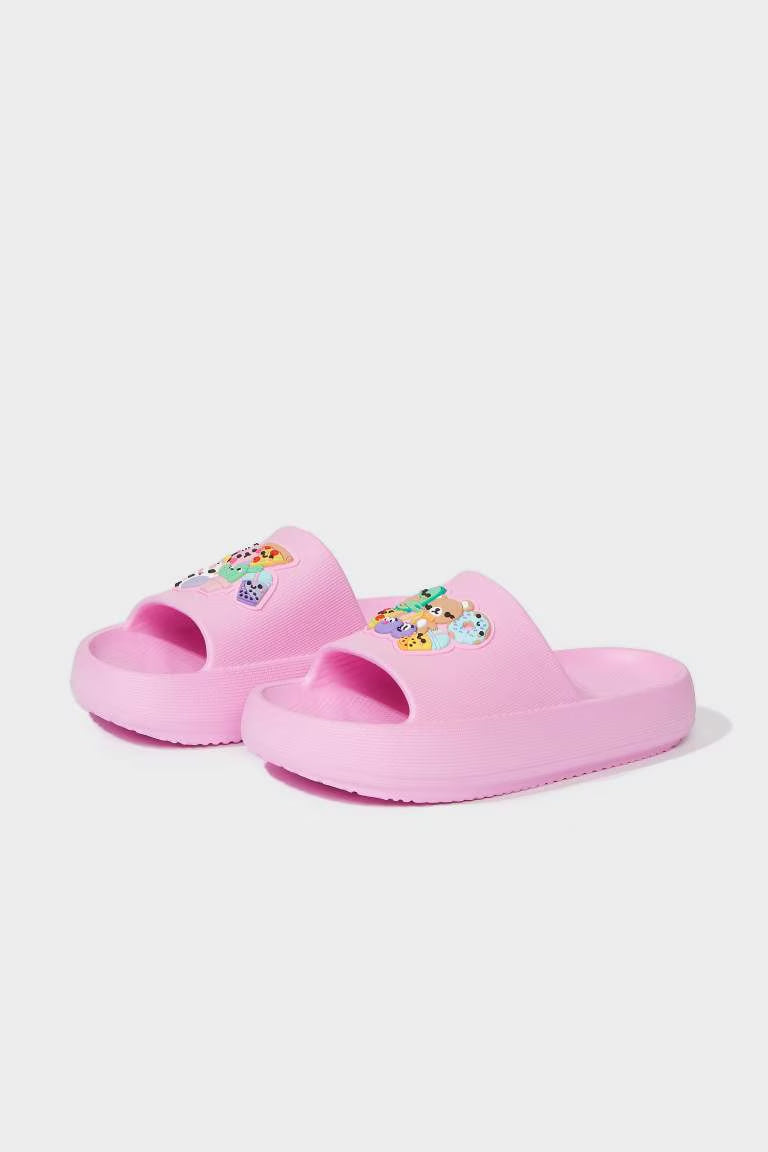 Girl Flat Sole Eva Slippers - - Pink