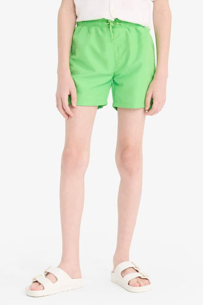 Boy Regular Fit Basic Swim Shorts - -