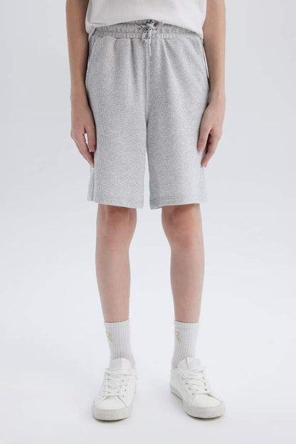 Boy Regular Fit Pique Shorts - -
