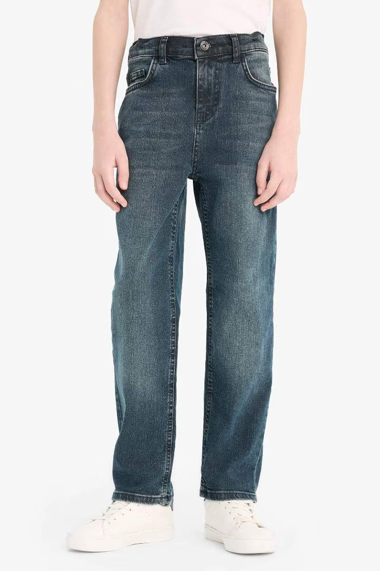 Baby Boy Straight Fit Straight Leg Jeans - - Denim