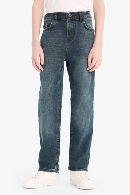 Baby Boy Straight Fit Straight Leg Jeans - - Denim