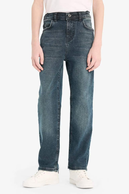 Baby Boy Straight Fit Straight Leg Jeans - - Denim