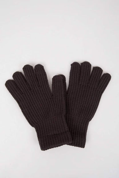 Boy Knitwear Gloves - - anthracite Standard