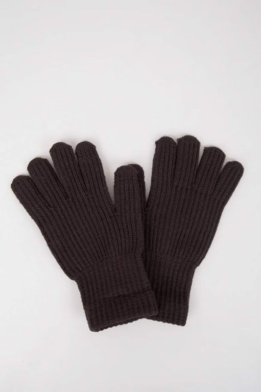 Boy Knitwear Gloves - - anthracite Standard
