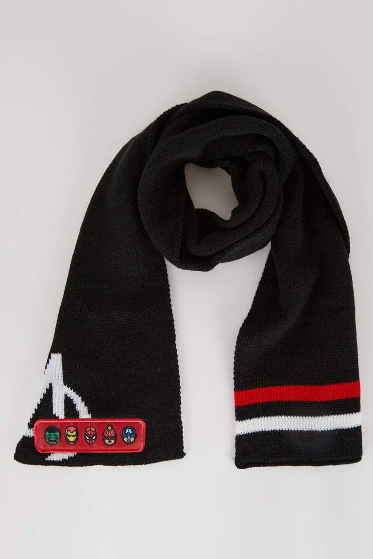 Boy Ribbed Knit Beanie - - Black Standard