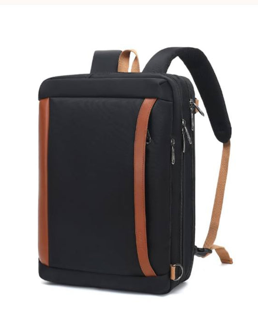 COOL BELL's multi-functional backpack and handbag - - Black