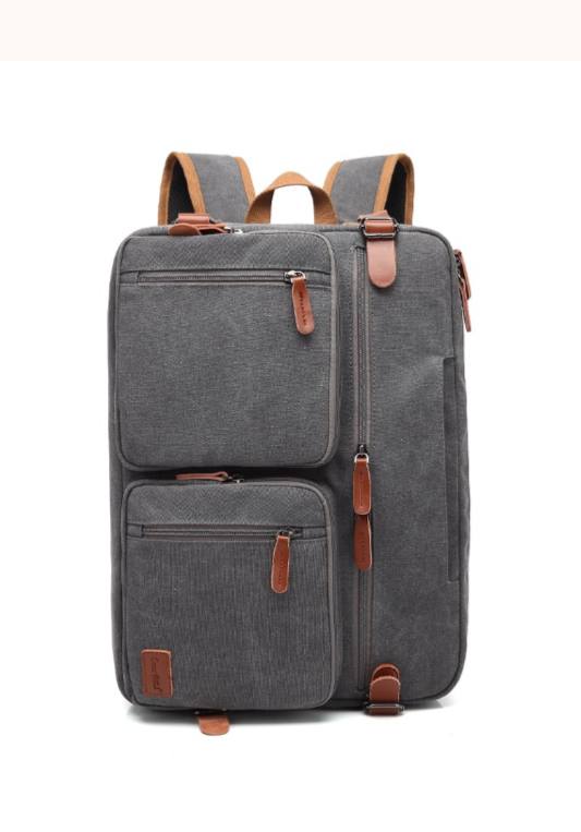 COOL BELL's multi-functional backpack and handbag - - Gray