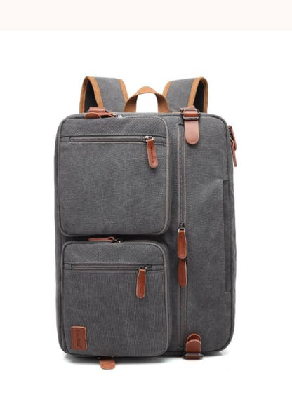 COOL BELL's multi-functional backpack and handbag - - Gray