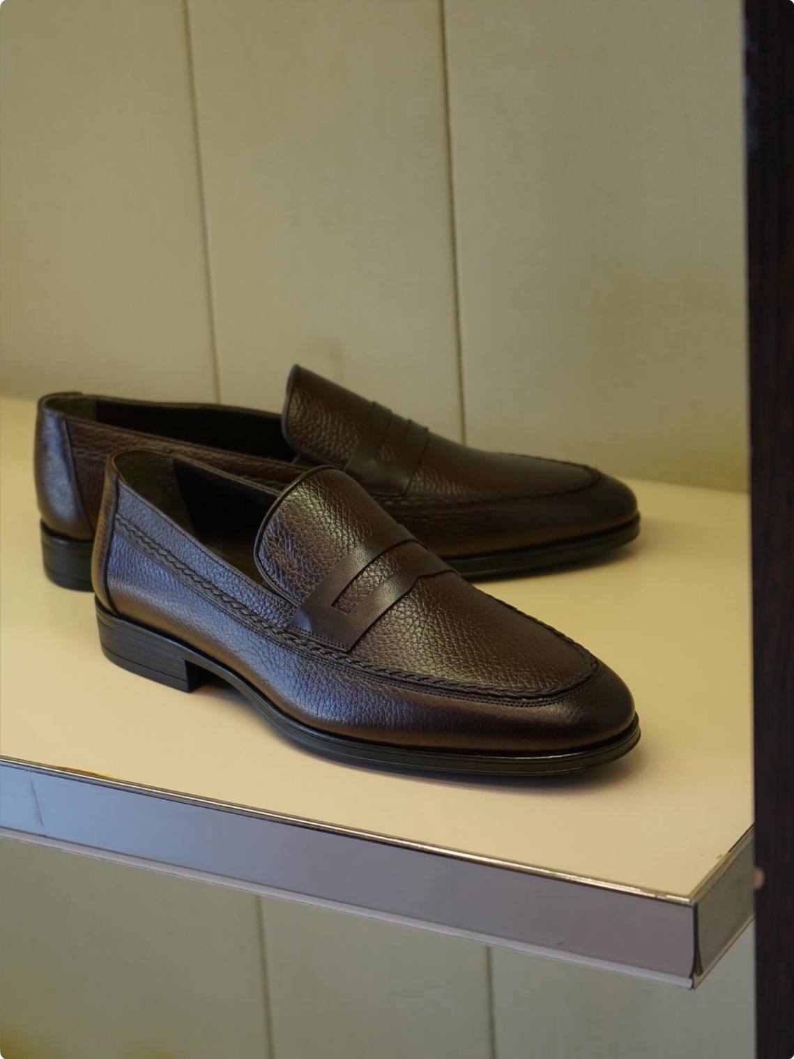 Leather footwear - -