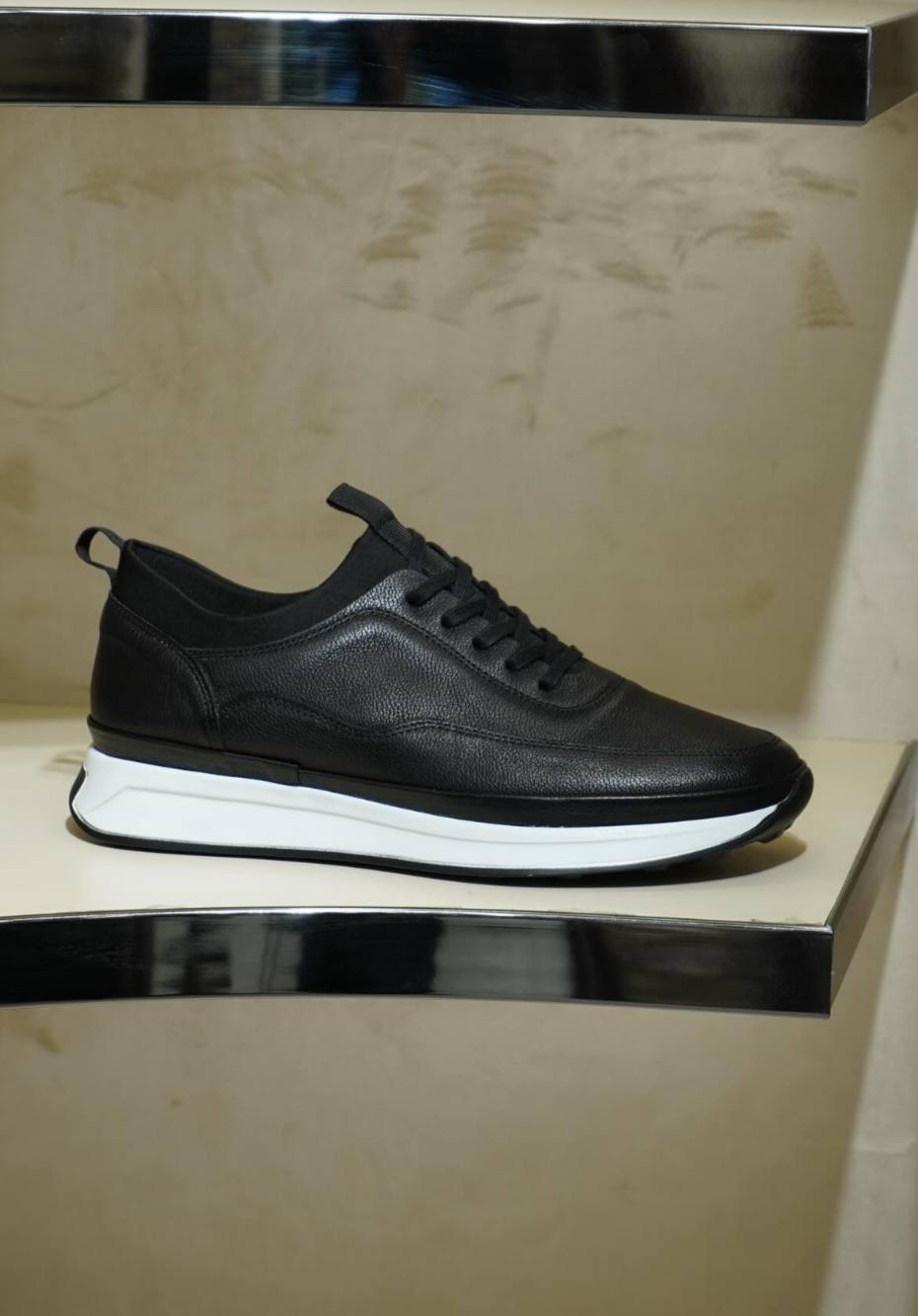 Leather footwear - -