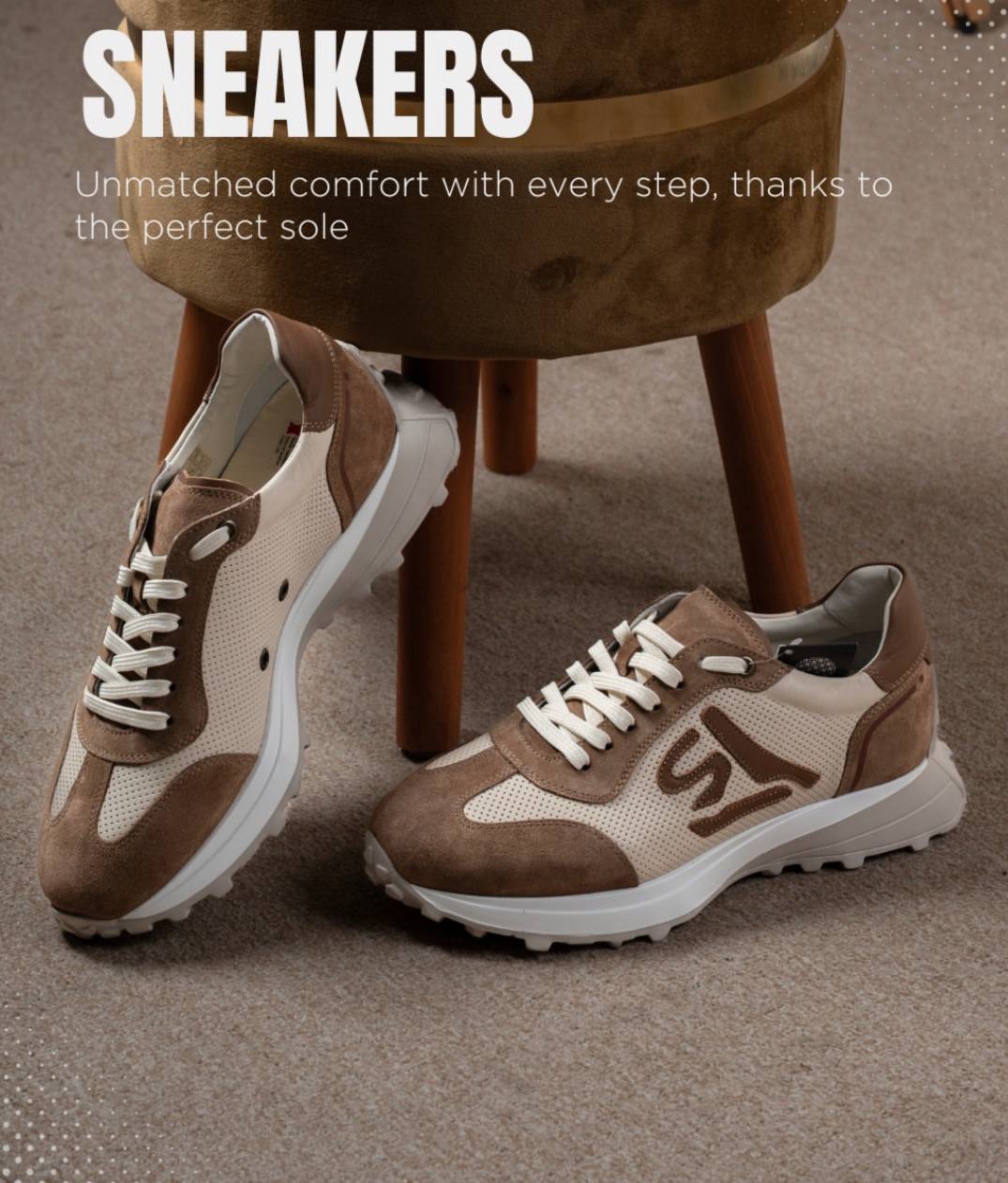 Men footwear - - Light brown