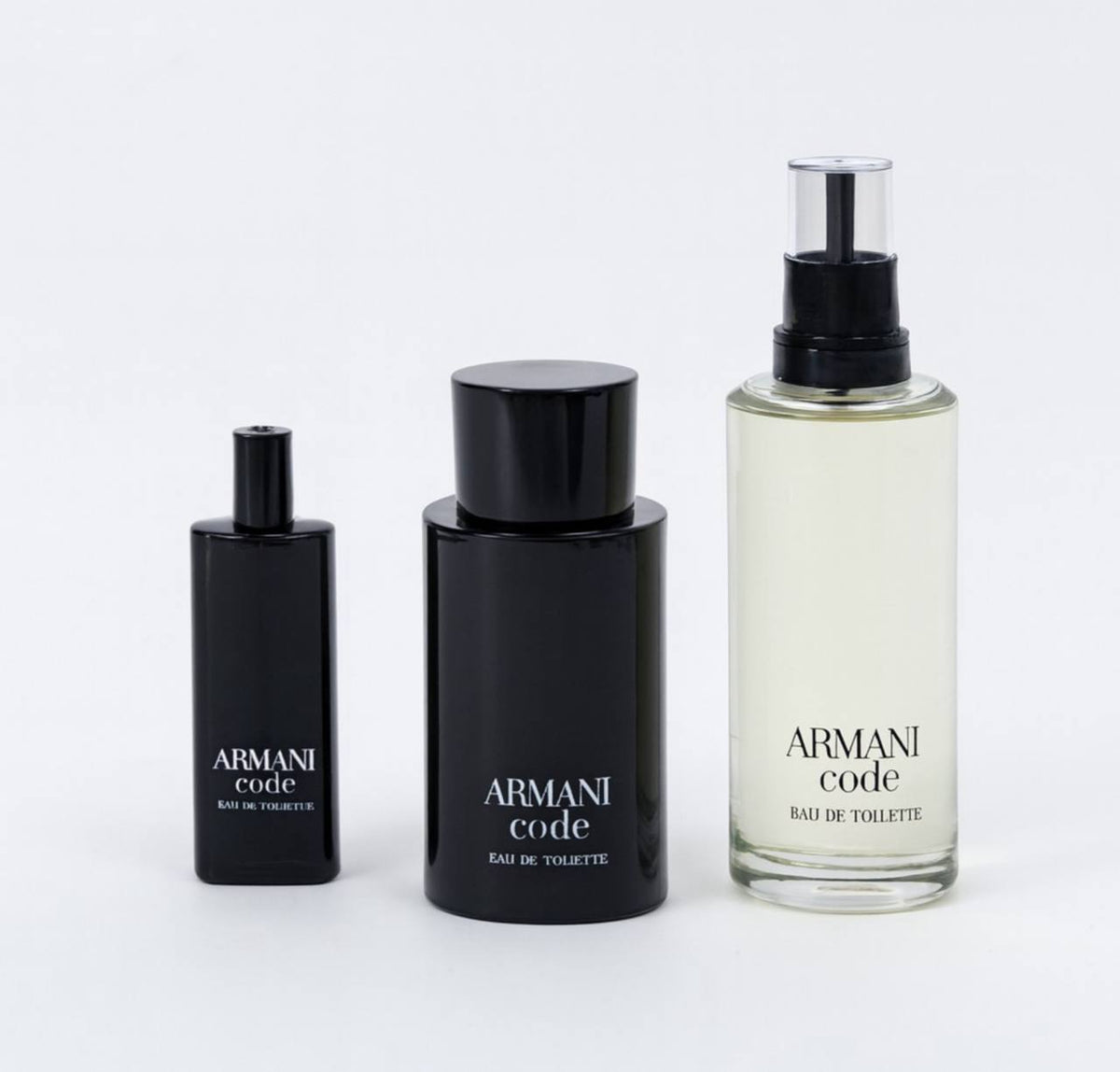 ARMANI CODE EAU DE TOILETTE REFILLABLE GIFT SET - -