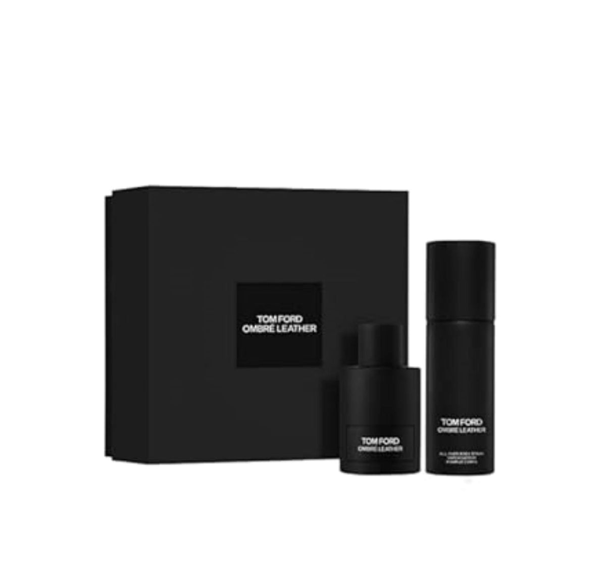 TOM FORD OMBRE LEATHER Set with All Over Body Spray -Set of 2 - -