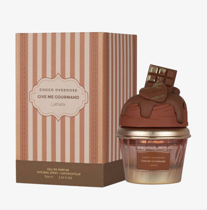 LATTAFA GIVE ME GOURMAND Choco Overdose Eau De Parfum 75ml - -