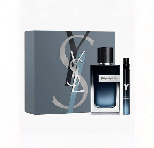 YVES SAINT LAURENT Y Eau de Parfum Men's Cologne Gift Set - - 100 ml + 10 ml