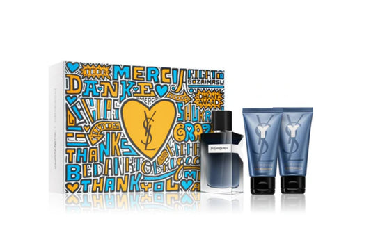 YVES SAINT LAURENT Y EDP for Men Gift Set - - 60ml + 50ml + 50ml