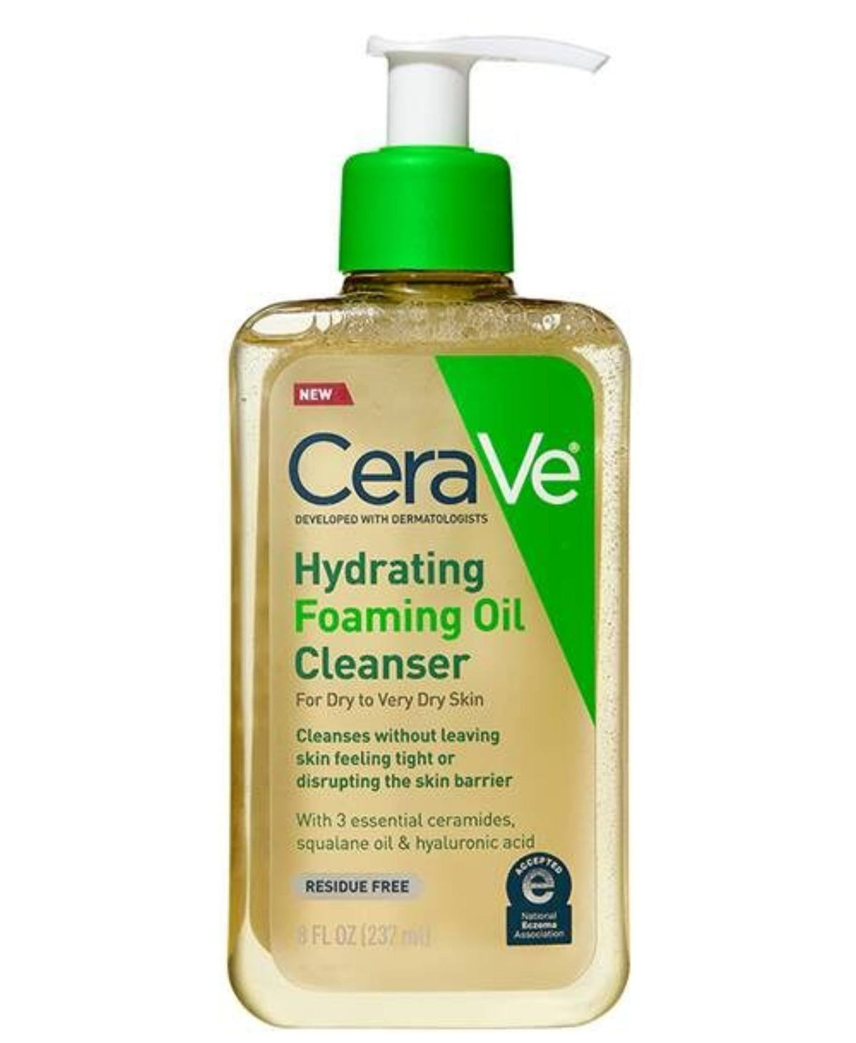 CeraVe Hydrating Foaming Oil Cleanser for Dry to Very Dry Skin - - 237 ml