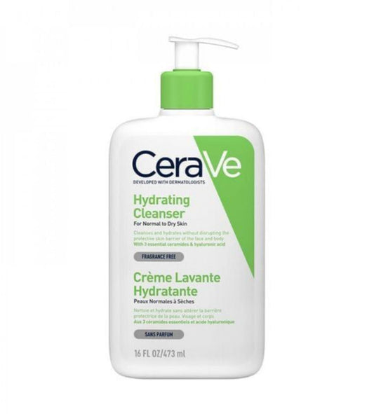 CeraVe Hydrating Cleanser for Normal to Dry Skin 473ml - - 473ml
