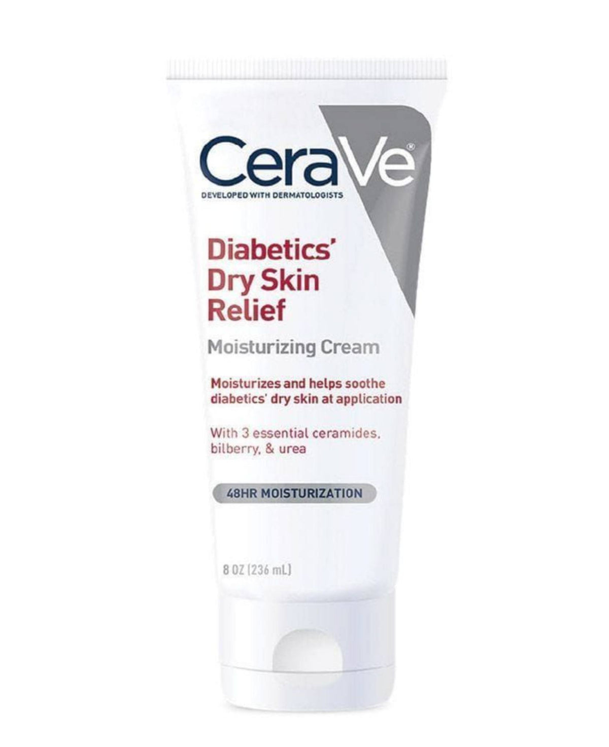 CeraVe Diabetics' Dry Skin Relief Moisturizing Cream 236ml - - 236ml