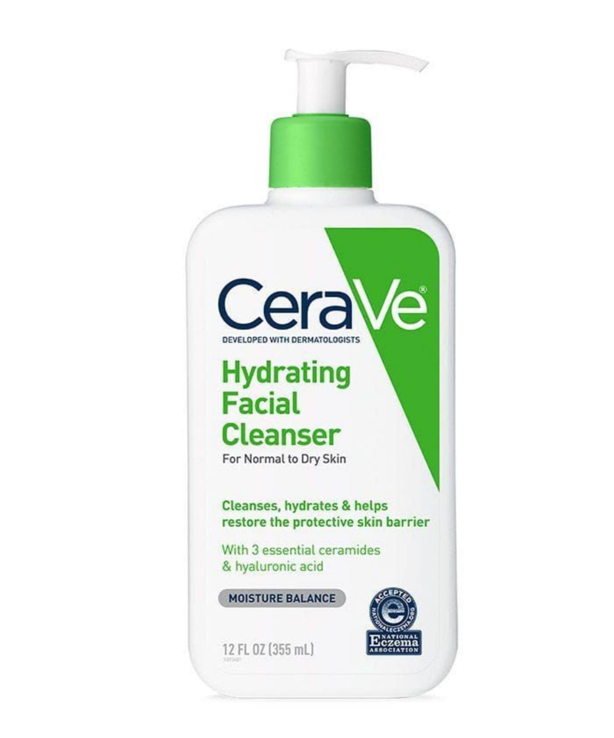 CeraVe Hydrating Facial Cleanser for Normal to Dry Skin 355ml - - 355ml