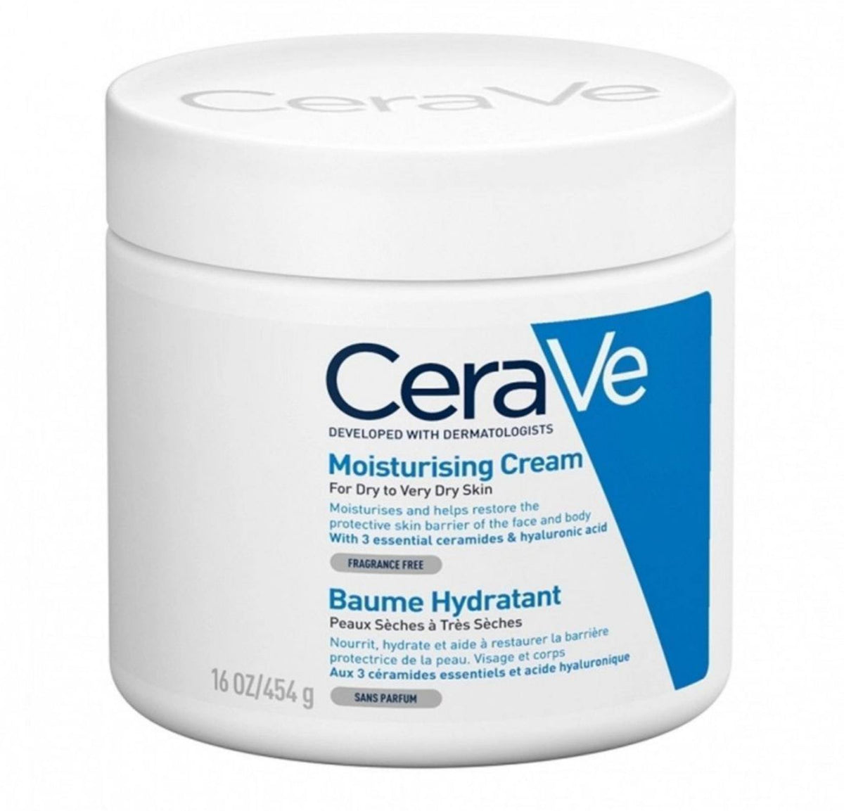 CeraVe Moisturizing Cream for Dry to Very Dry Skin 454g - - 454g