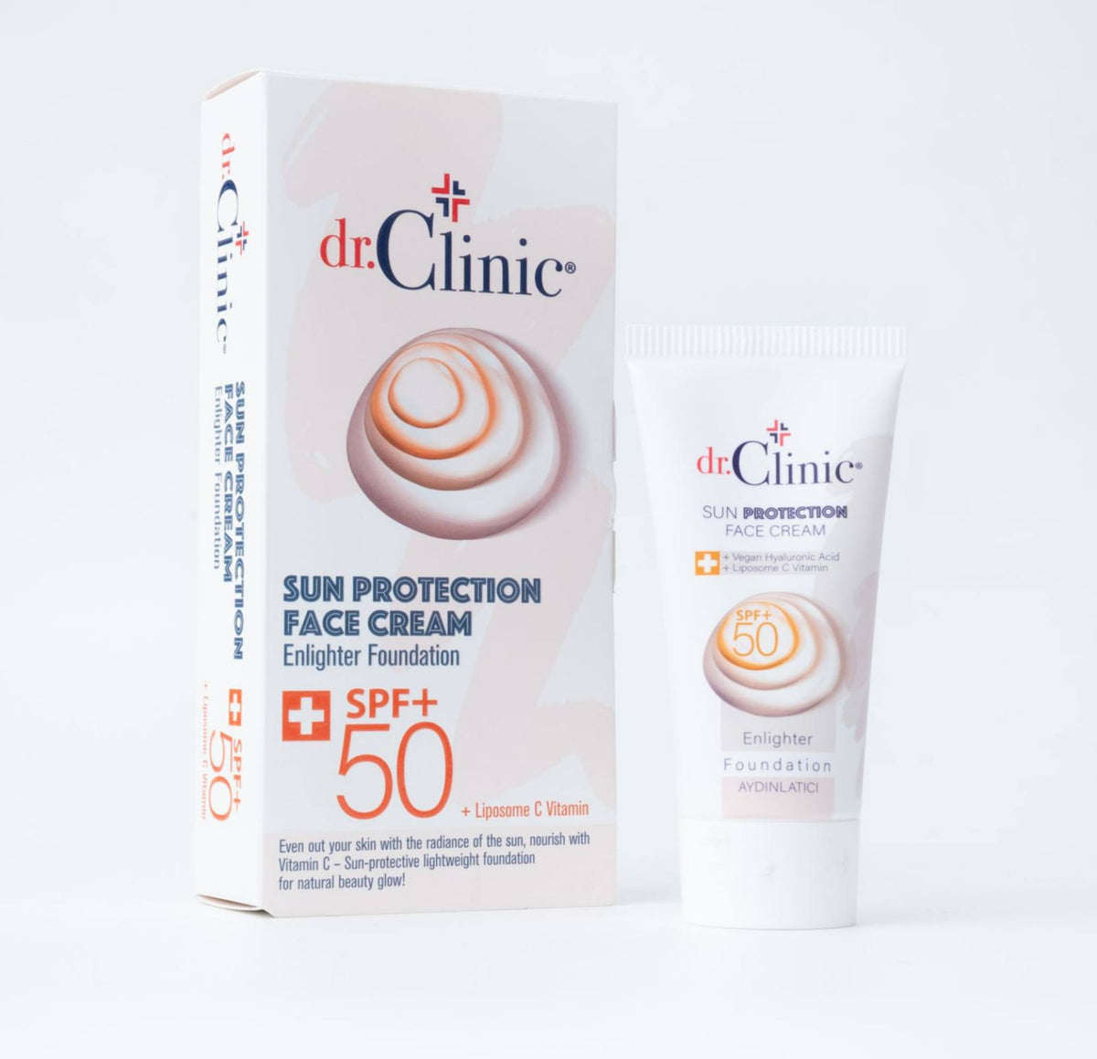 DR. CLINIC Sun Protection Face Cream Enlighter Foundation - -
