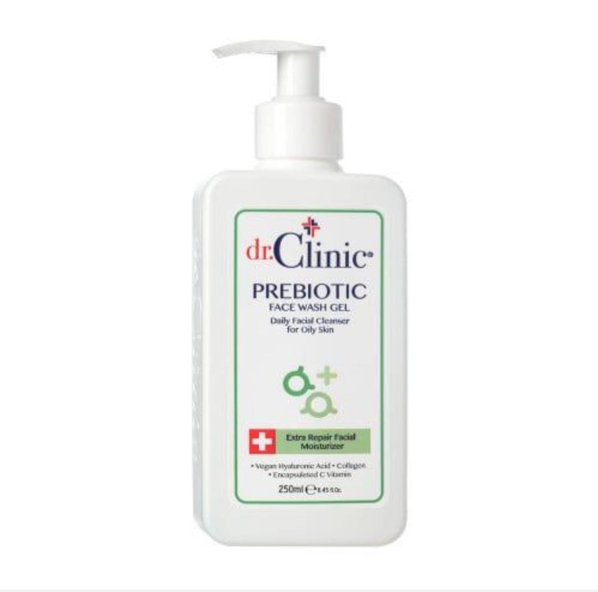 DR. CLINIC Prebiotic Face Wash Gel 250ml - - 250ml