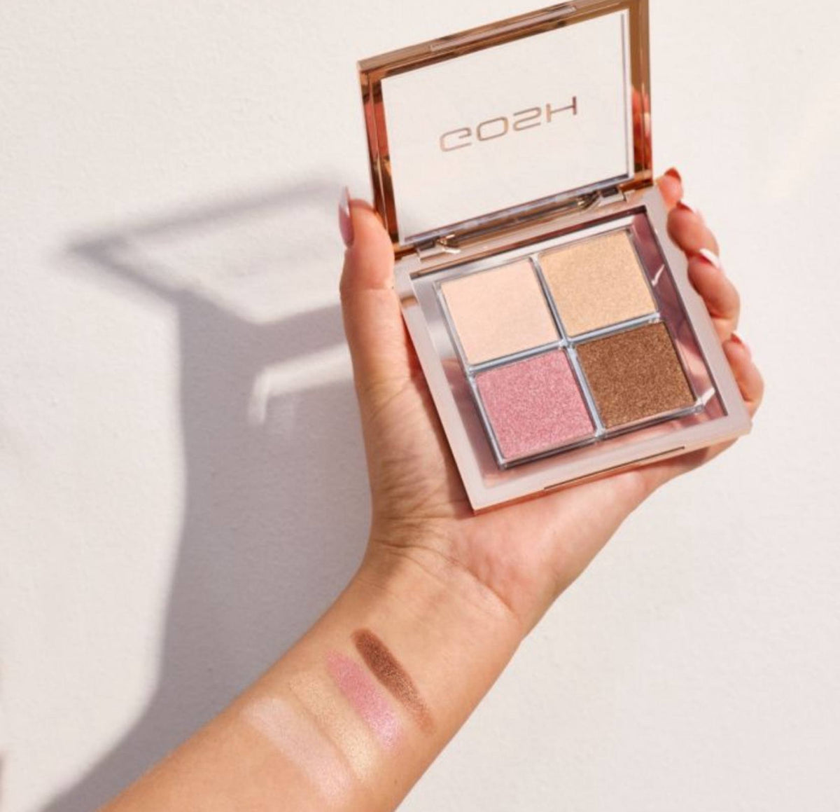 GOSH Glow Highlighter Palette – 001 Fourfilled - -