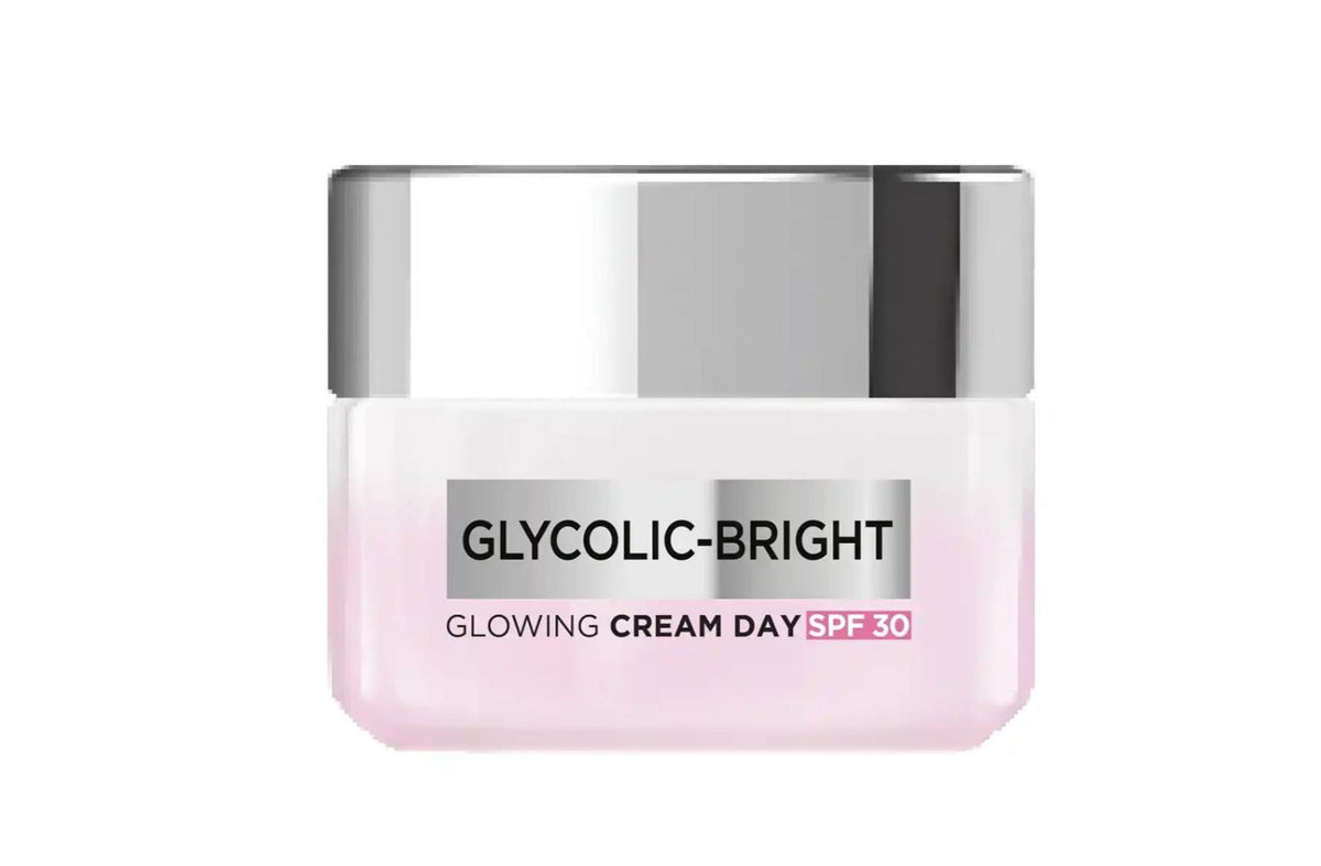 L'Oréal Paris Glycolic Bright Day Cream SPF 30 Brightens Skin & Reduces Dark Spots - -