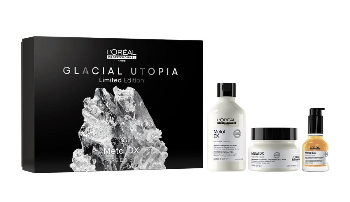 L'Oreal Professionnel Trio Metal Detox Glacial Utopia Set - -