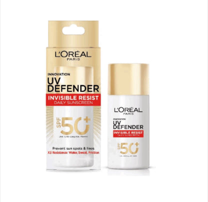 LOREAL PARIS UV Defender Serum Protector Invisible Resist Sunscreen SPF50+ PA++++ - -