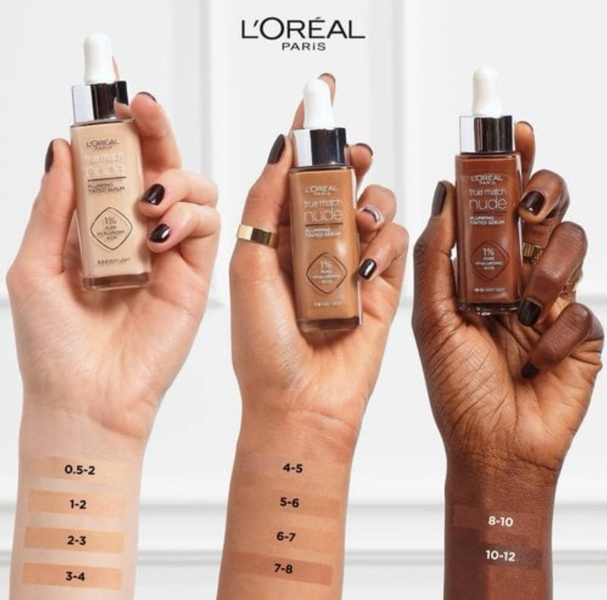 L'Oréal Paris True Match Nude Plumping Tinted Serum Foundation - -