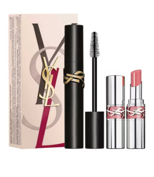 YVES SAINT LAURENT Lash Clash Mascara Gift Set - - Mascara – Black AND Lipstick – 44 Nude
