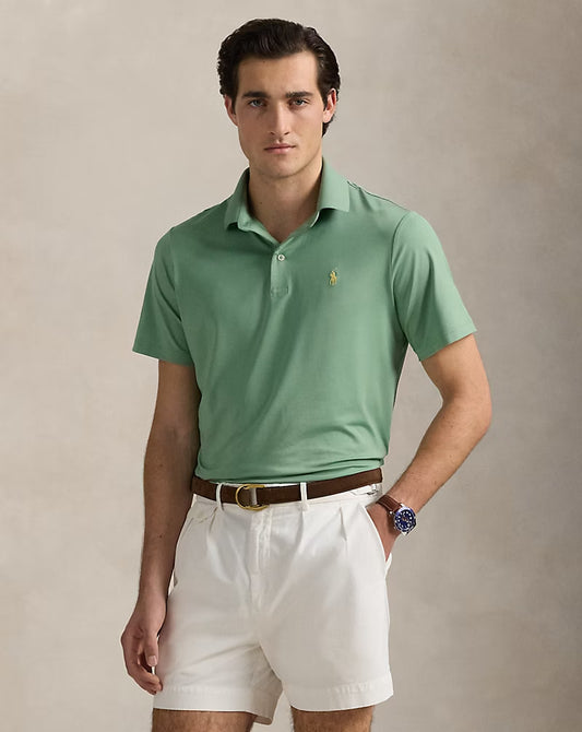 Classic Fit Performance Polo Shirt - - mint green