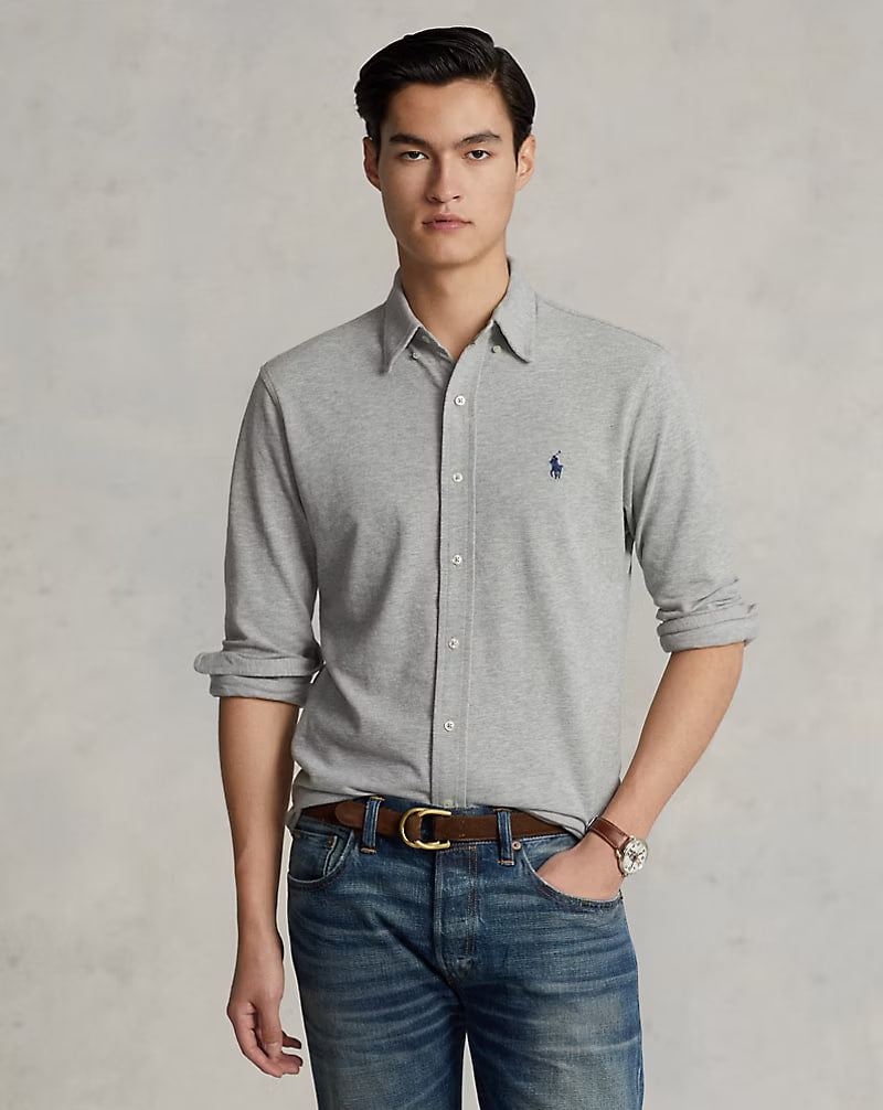 Featherweight Mesh Shirt - - Gray