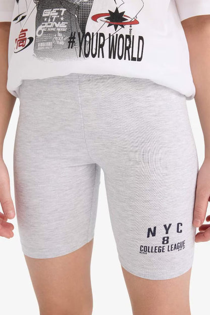 Girl Biker Leggings - -