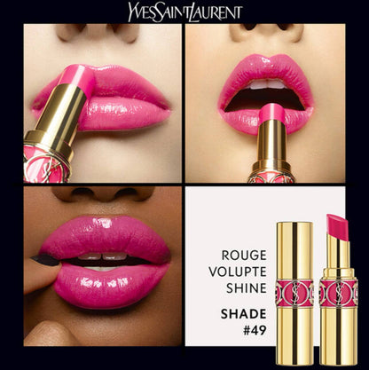 Yves Saint Laurent Rouge Volupté Shine Lipstick - - 49 Rose Saint Germain