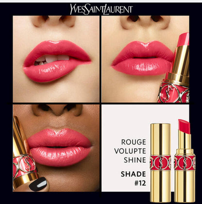 Yves Saint Laurent Rouge Volupté Shine Lipstick - - 12 Corail Dolman