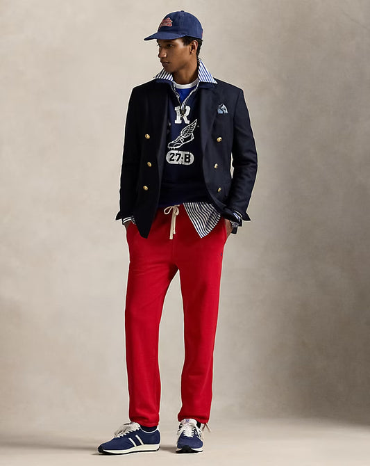Fleece Sweatpant - - Red
