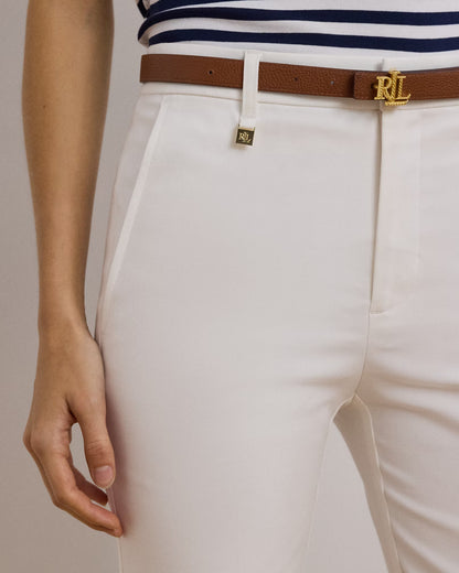 Stretch Cotton-Blend Pant - -