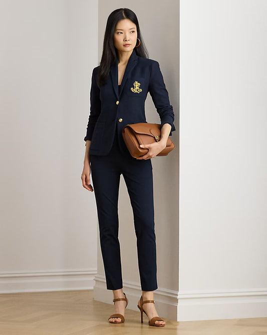 Stretch Twill Skinny Pant - - Navy